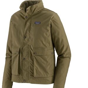 Men's Olive Patogonia Maple Grove Canvas Jacket